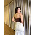 TUBE TOP POLIAMIDA MARROM