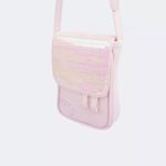 Bolsa Pampili Tiracolo Infantil Paetê Rosa Suspiro