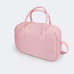 Bolsa Pampili Tiracolo Infantil Comfy Matelassê Rosa Chiclete