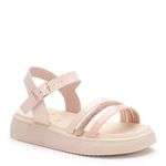 Sandália Infantil Mini Sua Cia Feminina Tiras Strass