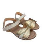  Sandália Infantil Lepeti Feminina Couro Flor Perola