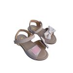 Sandália Infantil Lepeti Feminina Velcro Laço Bia 