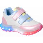 Tênis Infantil Xuá Xuá Feminino Branco Led 