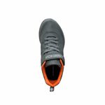 Tênis Infantil Skechers Masculino Microspec Cinza/Laranja