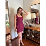 Vestido Feminino Amanda Vinho