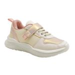Tênis Infantil Ortofino Feminino Areia/Coral