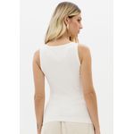 REGATA CANELADA BRANCA LANÇA PERFUME 