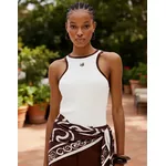 REGATA CANELADA LANÇA PERFUME COM BORDADO MARROM 