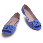 Sapatilha Charlot PeepToe Flor