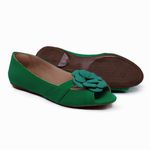 Sapatilha Charlot PeepToe Flor 