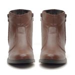 Bota Renata Cano Baixo Couro Chocolate