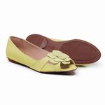 Sapatilha Charlot PeepToe Flor 