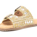 Papete Birken Daniela Brilho Pedra Zirconia Sintetica Dourada