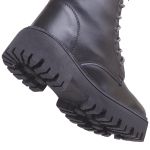 Coturno Feminino Tratorado com Strass Preto