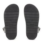 Sandália Helena Papete Flatform Animal Print Tornozeleira Zebra