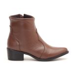 Bota Iris Texana 2 em 1 Couro Chocolate