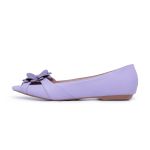 Sapatilha Charlot PeepToe Flor Lilás