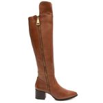 BOTA OVER COURO PREMIUM CARAMELO