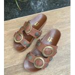 Rasteira Birken Malena Caramelo