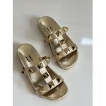 Rasteira Birken Aisha Dourado