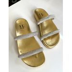 Rasteira Birken Kendal Dourado