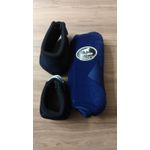 Kit Caneleiras e Cloche Boots Horse Dianteiro Color Azul Marinho 5116