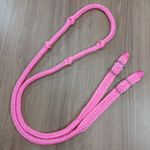 Rédea Nylon Flexível Sport Equine Pink 7824