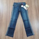 Calça Jeans Infantil Feminina Cutter jeans Ref 7889