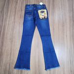 Calça Jeans Infantil Feminina American Country com strass Ref 843-7906