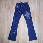 Calça Jeans Infantil Feminina American Country com strass Ref 845-7908