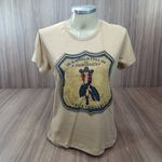 Camiseta Feminina Miss country Caramelo 7929