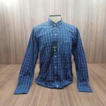  Camisa Moiadeiros Azul com Listras branca manga longa 8004