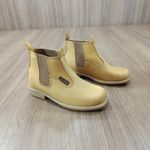 Botina Infantil Zboots Em Couro Whisky 8510