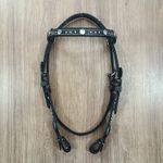  Cabeçada Testeira de Couro com Afogador Sport Equine 8615