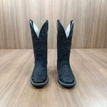 Bota Big Bull Feminina Texana Fossil bufa/Preto 900 8617