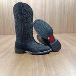 Bota Big Bull Feminina Texana Fossil bufa/Preto 900 8617