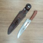 Faca inox agro com bainha referencia 8619