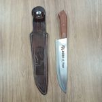 Faca inox agro com bainha referencia 8619