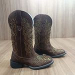 Bota Big Bull Feminina Texana Fossil bufa/marrom 900 8687