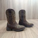 Bota Big Bull Feminina Infantil Texana Buff/Café ref 904 - 8689