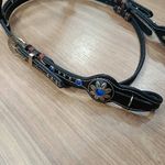  Cabeçada Testeira de Couro com Afogador Sport Equine 8693