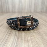 Cinto Master Pedras Strass Importado Preto 8706