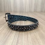 Cinto Master Pedras Strass Importado Preto 8706