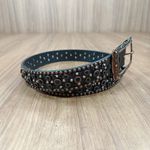 Cinto Master Pedras Strass Importado Preto 8706