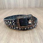 Cinto Master Preto Pedras Strass Importado Furta-cor 8707
