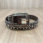 Cinto Master Marrom Pedras Strass Importado Furta-cor 8708