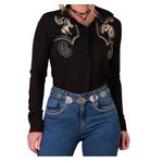Camisa Feminina Minuty Preta Ref 1939 - 8727