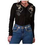 Camisa Feminina Minuty Preta Ref 1939 - 8727