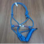 Cabresto Corda Miçanga Com Guia - turqueza Mreis 8767