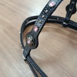  Cabeçada Testeira de Couro com Afogador Sport Equine 8839